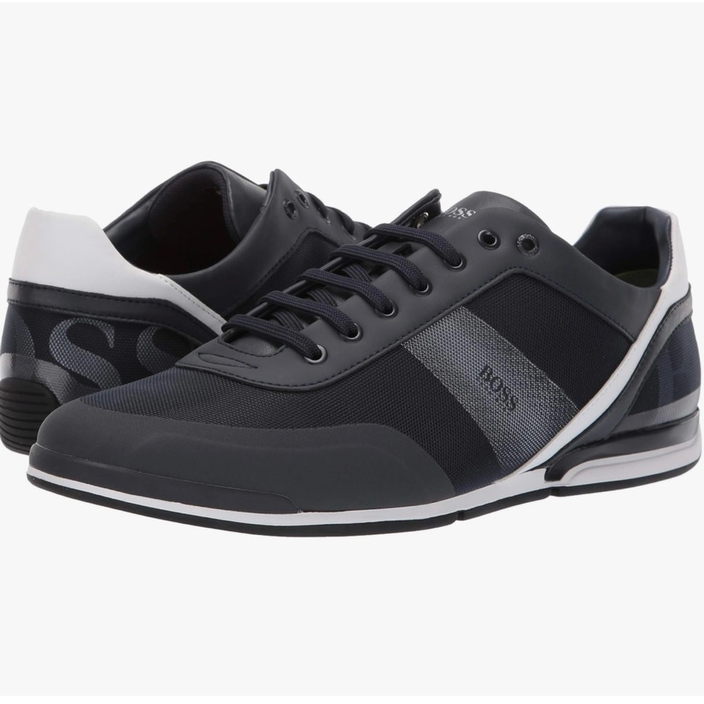 Hugo Boss Men's Saturn Low Profile Mesh Sneaker